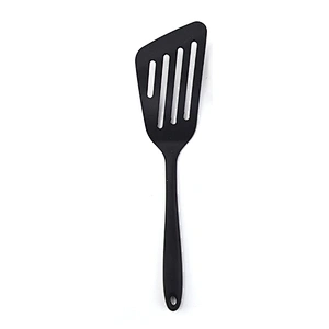 Non-Stick Silicone Slotted Flipper Turner Fish Spatula Kitchen Cooking Oblique Leak Shovel Tool Shovel Steak Frying Shovel