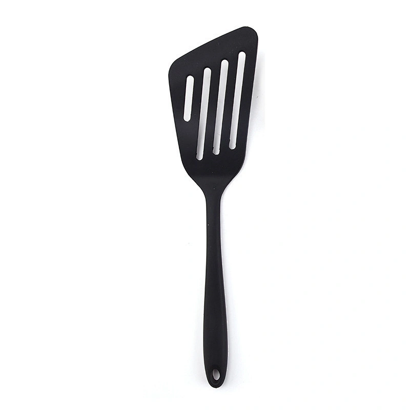 Non-Stick Silicone Slotted Flipper Turner Fish Spatula Kitchen Cooking Oblique Leak Shovel Tool Shovel Steak Frying Shovel